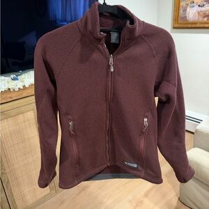 REI Burgundy Full-Zip Jacket